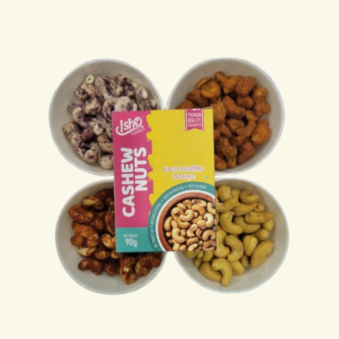 Cashew Combo Pack Of 4 - 360 gms- ISHQ WITH NUTS