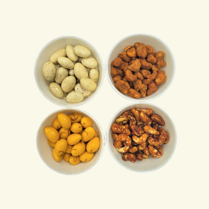 Almond and Cashew Combo Pack of 4- 360 gms- ISHQ WITH NUTS