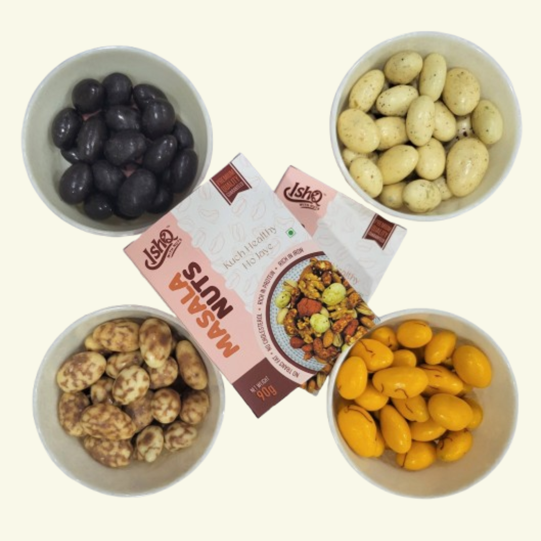 Almond Combo Pack of 4 - 360 gms- ISHQ WITH NUTS